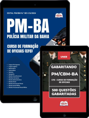 Combo PM-BA - Curso de Formação de Oficiais (CFO)