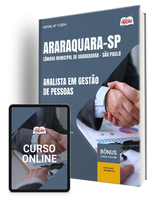 Apostila Câmara de Araraquara - SP 2025 -  Analista em Gestão de Pessoas