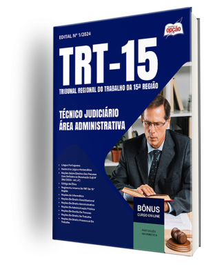 Apostila TRT 15 2024 - Técnico Judiciário - Área Administrativa