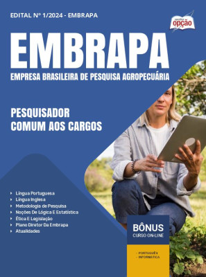 Apostila EMBRAPA 2025 - Pesquisador - Comum aos cargos