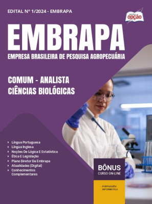 Apostila EMBRAPA 2024 - Comum - Analista - Ciências Biológicas - Área 3