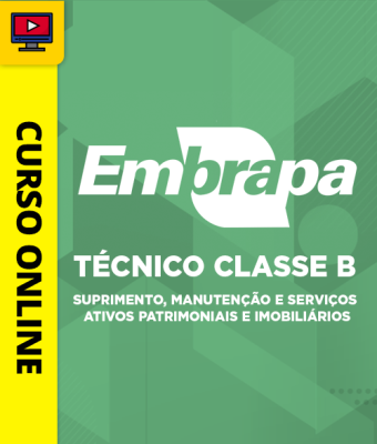 Curso Embrapa - Técnico Classe B - Suprimento, Manutenção e Serviços - Ativos Patrimoniais e Imobiliários