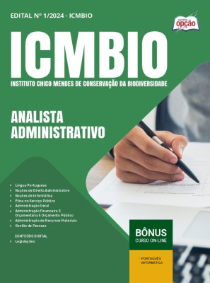 Apostila ICMBio em PDF - Analista Administrativo 2024