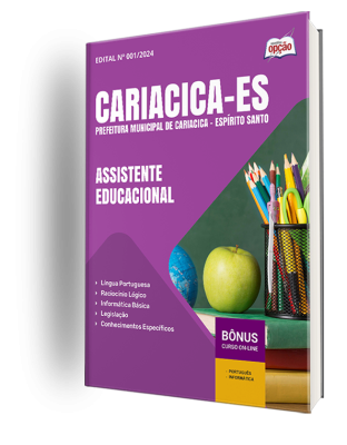 Apostila Prefeitura de Cariacica - ES 2024 - Assistente Educacional