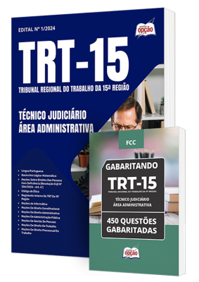 Combo TRT 15 - Técnico Judiciário - Área Administrativa