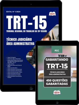 Combo TRT 15 Técnico Judiciário - Área Administrativa