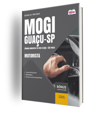 Apostila Câmara de Mogi Guaçu - SP 2024 - Motorista