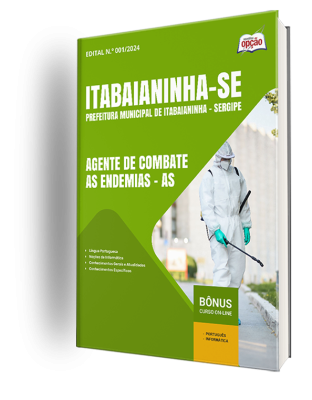 Apostila Prefeitura de Itabaianinha - SE 2024 - Agente de Combate as Endemias – AS