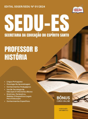 Apostila SEDU-ES 2024 - Professor B - História