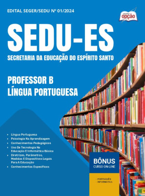 Apostila SEDU-ES 2024 - Professor B - Língua Portuguesa