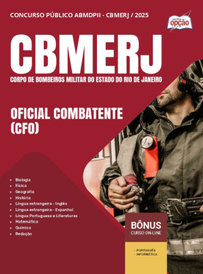 Apostila CBMERJ em PDF - Oficial Combatente - (CFO) 2024