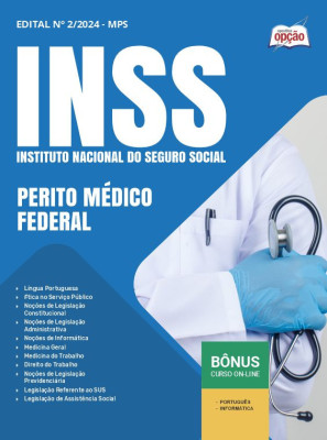 Apostila INSS em PDF - Perito Médico Federal 2024