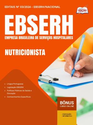 Apostila EBSERH 2024 - Nutricionista