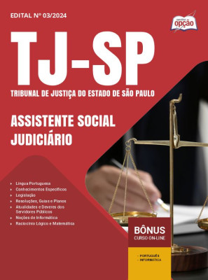 Apostila TJ-SP 2024 - Assistente Social Judiciário