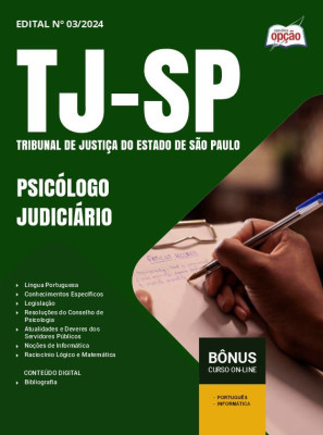 Apostila TJ-SP em PDF - Psicólogo Judiciário 2024