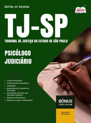 Apostila TJ-SP em PDF - Psicólogo Judiciário 2025