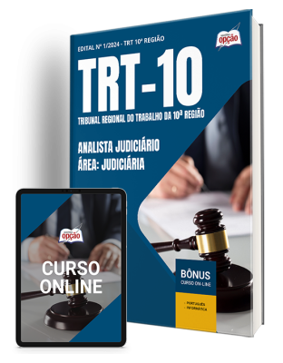 Apostila TRT-10 2024 - Analista Judiciário - Área: Judiciária