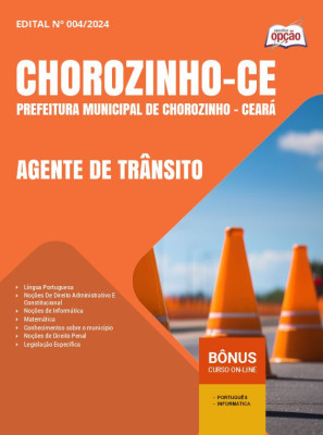 Apostila Prefeitura De Chorozinho - CE 2025 - Agente de Trânsito