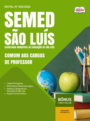 Apostila SEMED 2025 em PDF - Comum aos cargos de Professor