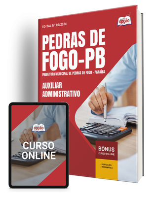 Apostila Prefeitura de Pedras de Fogo - PB 2025 - Auxiliar Administrativo