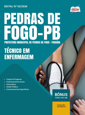 Apostila Prefeitura de Pedras de Fogo - PB 2025 - Técnico em Enfermagem