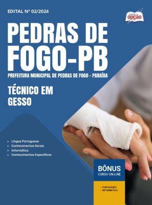 Apostila Prefeitura de Pedras de Fogo - PB 2025 - Técnico em gesso