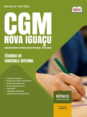 Apostila CGM Nova Iguaçu - RJ - Técnico de Controle Interno em PDF