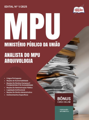 Apostila MPU - Analista do MPU - Arquivologia