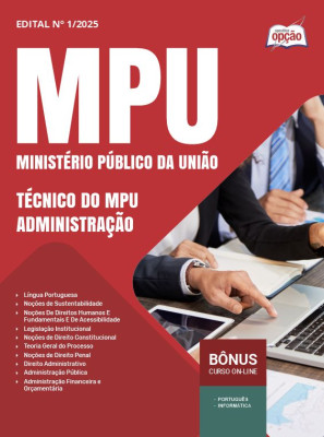 Apostila MPU - Técnico do MPU - Administração