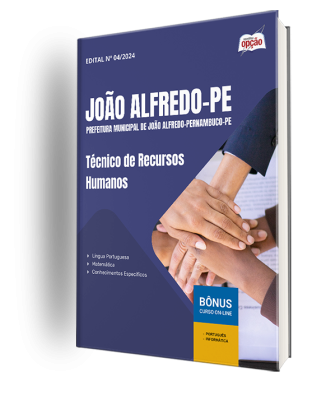 Apostila Prefeitura de João Alfredo - PE 2025 - Técnico de Recursos Humanos