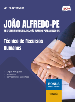 Apostila Prefeitura de João Alfredo - PE 2025 - Técnico de Recursos Humanos