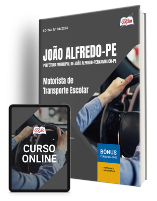 Apostila Prefeitura de João Alfredo - PE 2025 - Motorista de Transporte Escolar