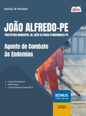 Apostila Prefeitura de João Alfredo - PE 2025 - Agente de Combate às Endemias