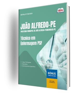 Apostila Prefeitura de João Alfredo - PE 2025 - Técnico em Enfermagem PSF