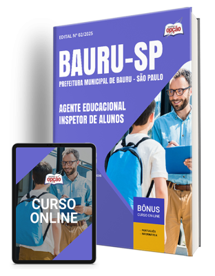 Apostila Prefeitura de Bauru - SP 2025 - Agente Educacional - Inspetor de Alunos