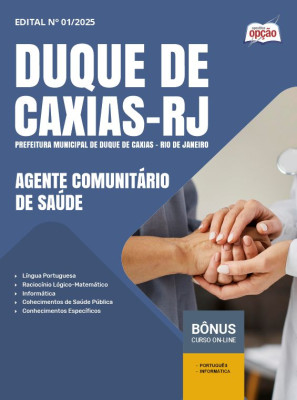 Apostila Prefeitura de Duque de Caxias - RJ 2025 - Agente Comunitário de Saúde