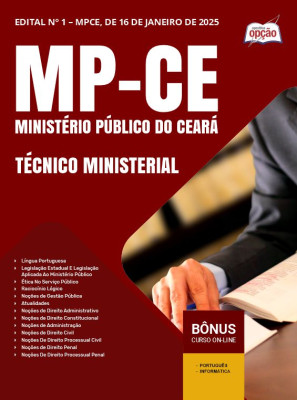 Apostila MP-CE 2025 - Técnico Ministerial