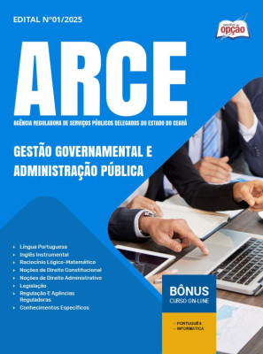 Apostila ARCE 2025 - Gestão Governamental e Administração Pública