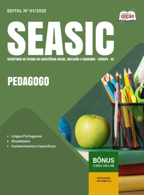 Apostila SEASIC-SE em PDF - Pedagogo 2025