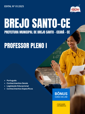 Apostila Prefeitura de Brejo Santo - CE 2025 - Professor Pleno I