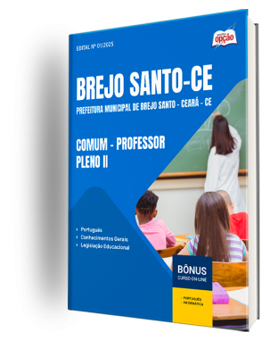 Apostila Prefeitura de Brejo Santo - CE 2025 - Comum - Professor Pleno II