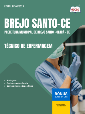 Apostila Prefeitura de Brejo Santo - CE 2025 - Técnico de Enfermagem