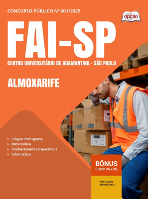 Apostila FAI-SP 2025 - Almoxarife