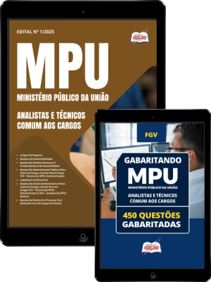 Combo MPU Analistas e Técnicos - Comum aos Cargos