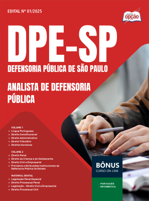 Apostila DPE-SP 2025 - Analista de Defensoria Pública