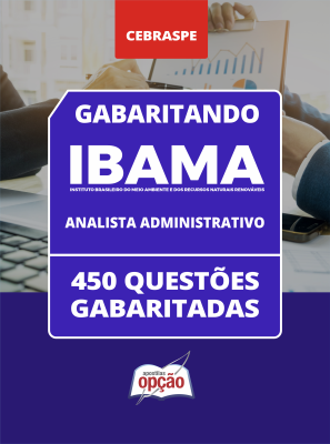 Caderno IBAMA - Analista Administrativo - 450 Questões Gabaritadas em PDF