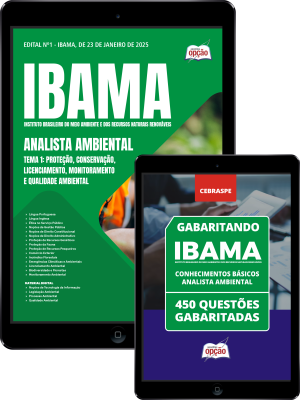 Combo IBAMA - Analista Ambiental - Tema 1: Proteção, Conservação, Licenciamento, Monitoramento e Qualidade Ambiental