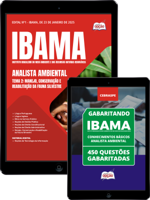 Combo IBAMA - Analista Ambiental - Tema 2: Manejo, Conservação e Reabilitação da Fauna Silvestre