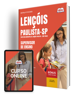 Apostila Prefeitura de Lençóis Paulista - SP 2025 - Supervisor de Ensino