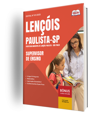 Apostila Prefeitura de Lençóis Paulista - SP 2025 - Supervisor de Ensino